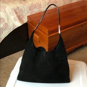 Gucci Black Suede Tote